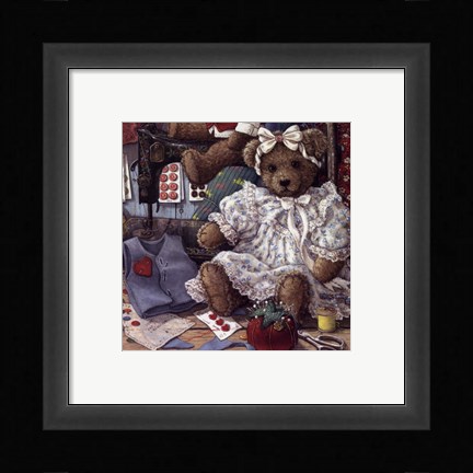 Framed Bears N' Bows Print