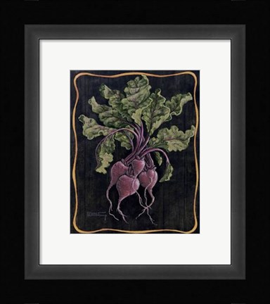 Framed Bouquet Of Beets Print