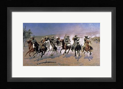 Framed Dash For The Timber Print