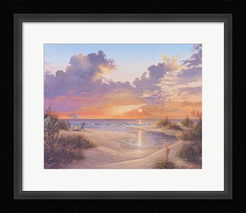 Framed Paradise Sunset Print