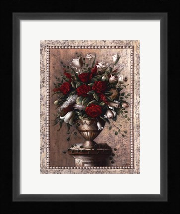 Framed Sonata In Red Print