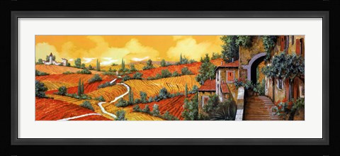 Framed Bassa Toscana Print