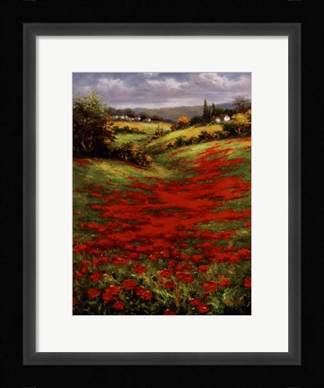 Framed Valley View II Print