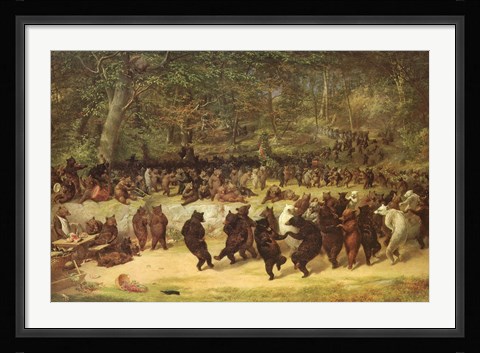 Framed Bear Dance Print