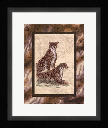 Framed Cheetahs Print