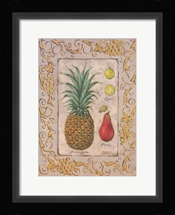 Framed Tropical Fruit II Print