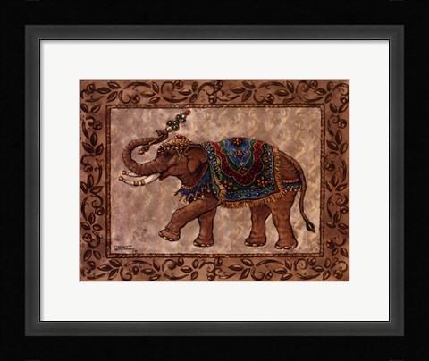 Framed Royal Elephant II Print