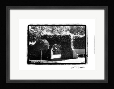 Framed Garden Hideaway III Print
