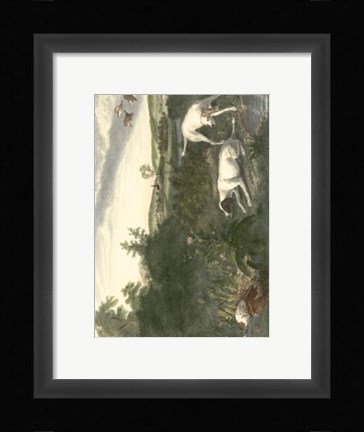 Framed Folle et Mitte Print