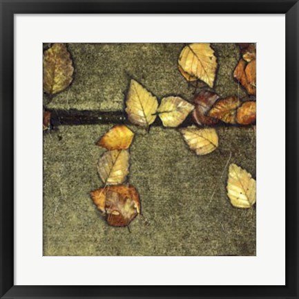 Framed Wet Pavement III Print