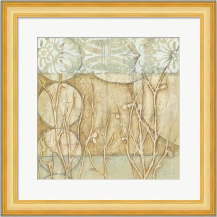 Framed Willow and Lace II Print