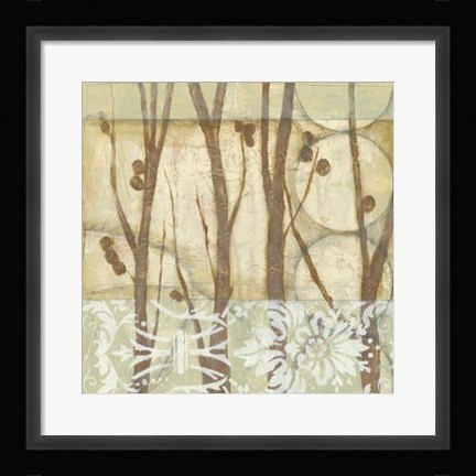 Framed Willow and Lace III Print