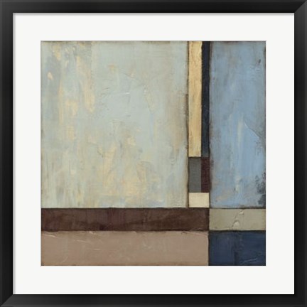 Framed Earth, Steel &amp; Sky I Print