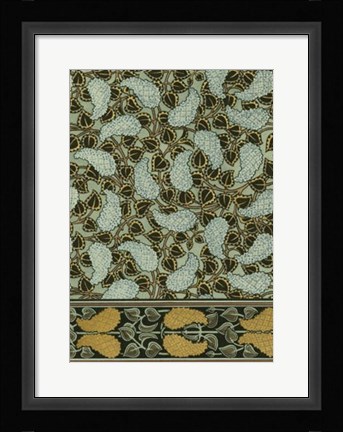 Framed Garden Tapestry I Print