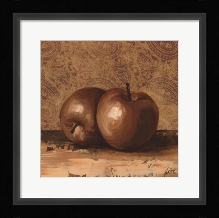 Framed Fruit Duet I Print
