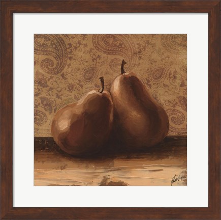 Framed Fruit Duet II Print