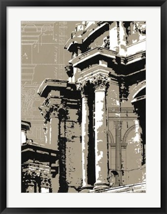 Framed Aesthetic Design I Print