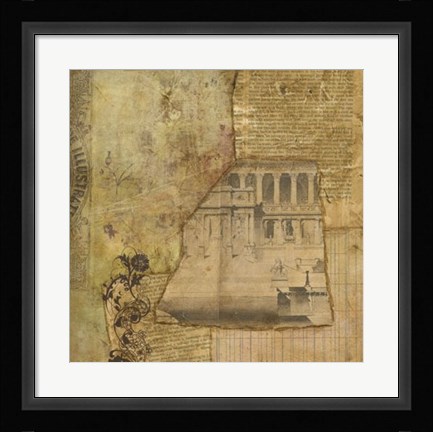 Framed Fragments I Print