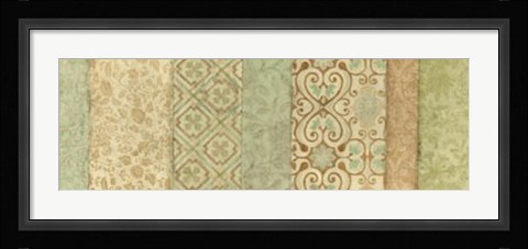 Framed Painted Patterns I Print