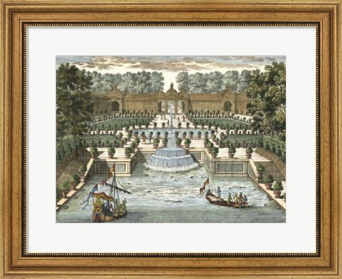 Framed View of France II Print