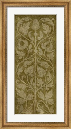 Framed Vineyard Tapestry I Print