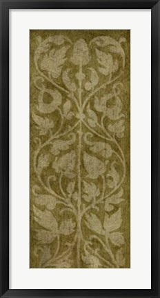Framed Vineyard Tapestry I Print