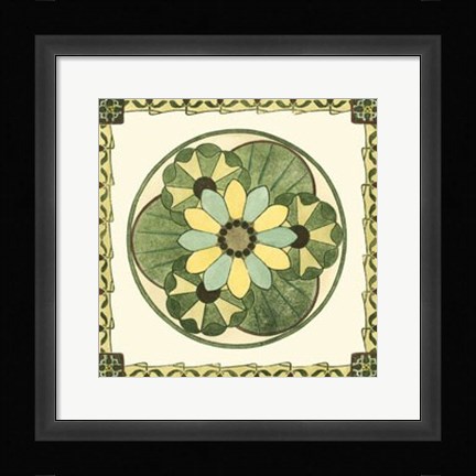 Framed Arts &amp; Crafts Plate IV Print