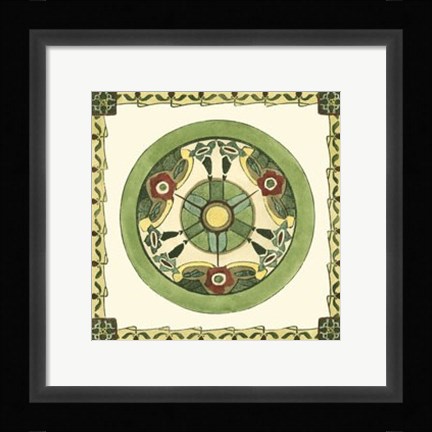 Framed Arts &amp; Crafts Plate VI Print