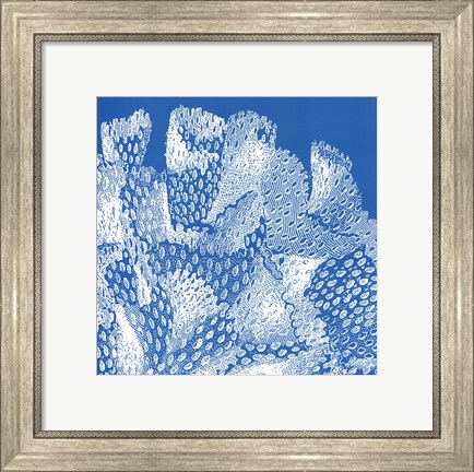 Framed Saturated Coral IV Print