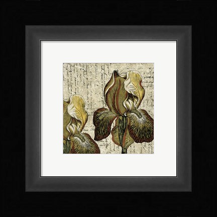Framed Vintage Composition III Print