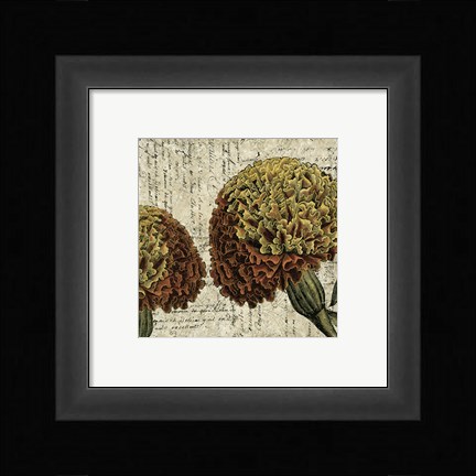 Framed Vintage Composition IV Print