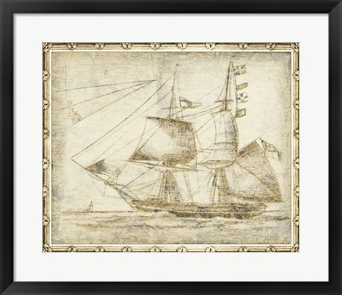 Framed Ghost Ship II Print