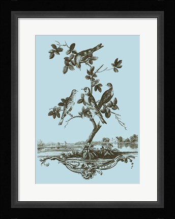 Framed Avian Toile I Print