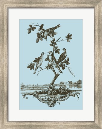 Framed Avian Toile I Print