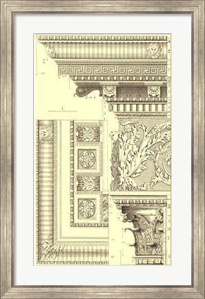 Framed Corinthian Detail VI Print