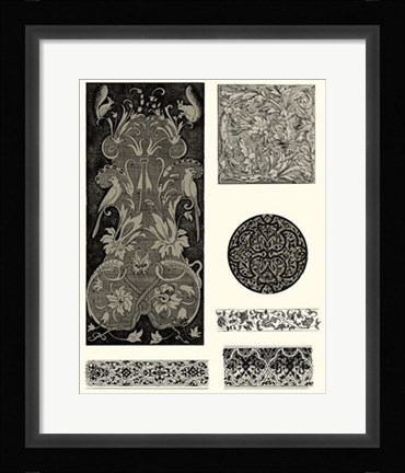 Framed Baroque Details II Print