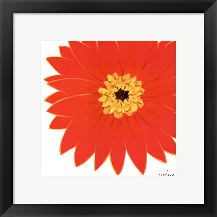 Framed Bright Blossoms I Print
