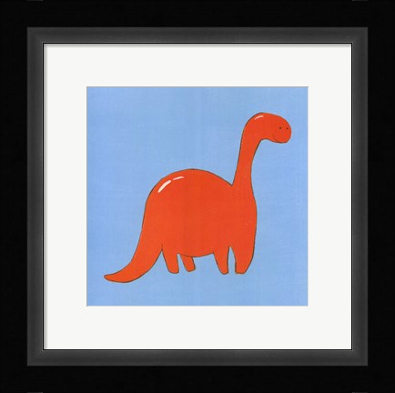 Framed Brontosaurus Print