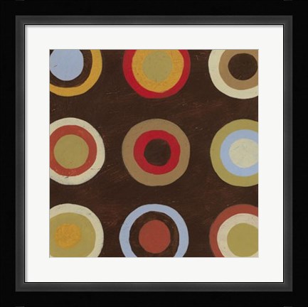 Framed Bullseye III Print