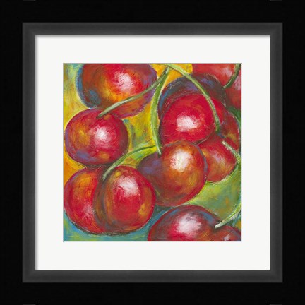 Framed Abstract Fruits III Print