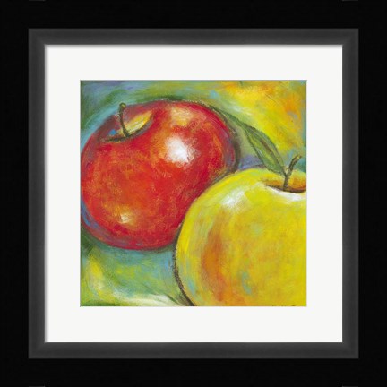 Framed Abstract Fruits IV Print