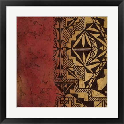 Framed Native Tradition I Print