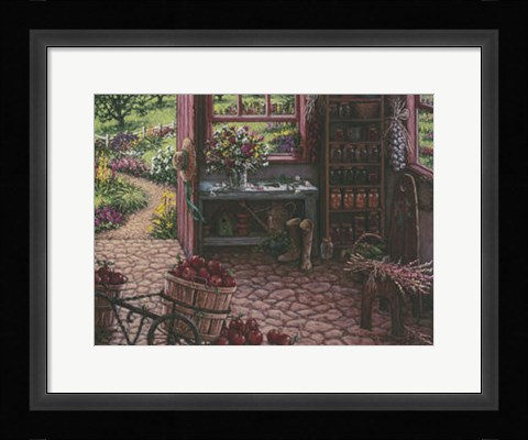 Framed Gardening Room Print