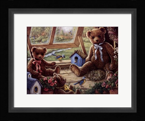 Framed Garden House Tenants Print