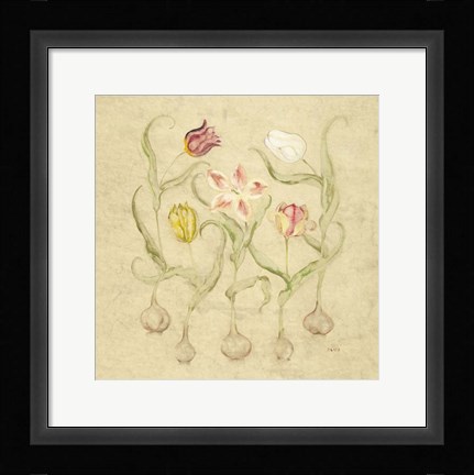 Framed Dancing Bulbs II Print