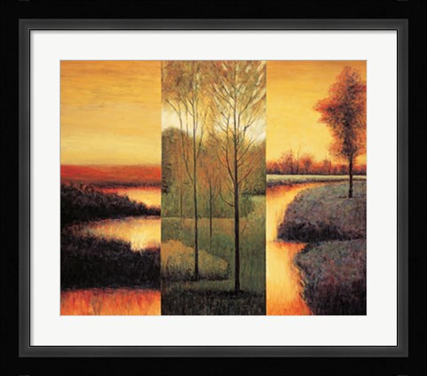 Framed Vistas II Print
