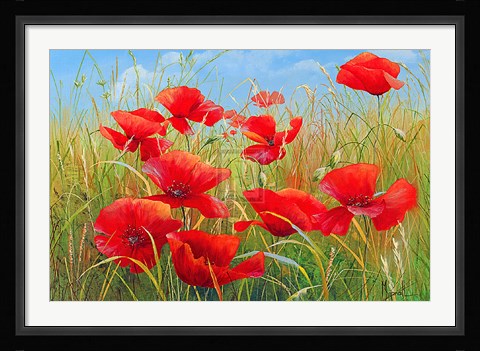 Framed On A Summer Breeze Print