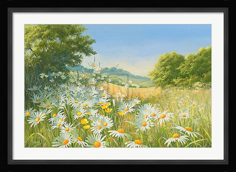 Framed Mostly Daisies Print