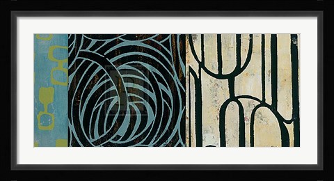 Framed Graphic Science II Print