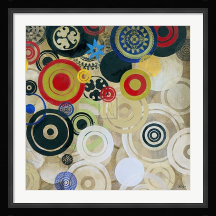 Framed Lots Of Spots I Print